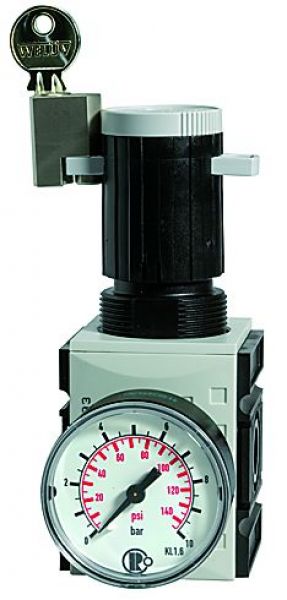 Präzisionsdruckregler, durchgehende Druckversorgung »FUTURA«, BG 1 G 1/4, 0,5-16 bar - bei HUG Technik ✭
