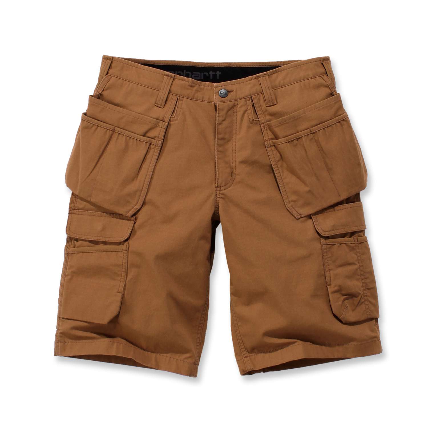 carhartt® Herren Cargo-Shorts STEEL MULTIPOCKET SHORT carhartt® brown Flach  - jetzt NEU bei HUG Technik  😊