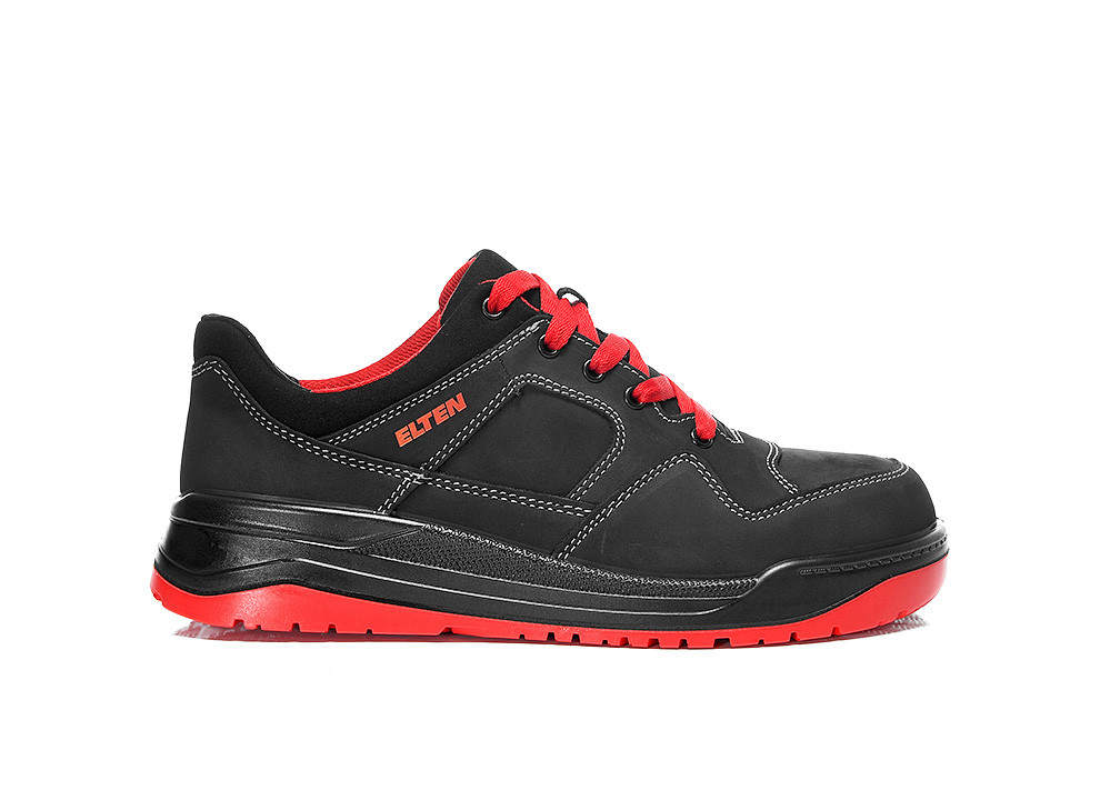 ELTEN® Sicherheitshalbschuh MAVERICK black-red Low ESD S3, 723391 - gibt’s bei HUG Technik ✓