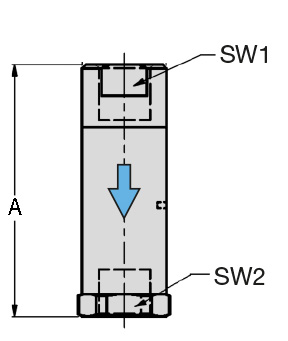 Inline-Druckregler, 2 x IG, mit Sekundärentlüftung, G 3/4, 8 bar - bei HUG Technik ✓