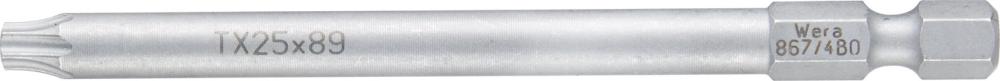 Wera® Bit 1/4" DIN 3126 E6,3 T 8x 89mm mit Bohrung - bei HUG Technik ♡
