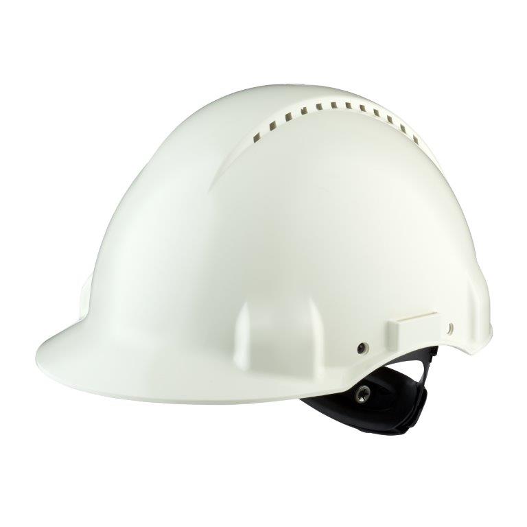 3M™ G3000 Schutzhelm Uvicator, G30NUW weiß, belüftet, mit Schweissband - direkt von HUG Technik ✓