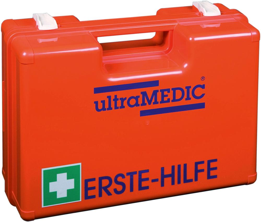 ultraMEDIC® Erste-Hilfe+Koffer Basic, DIN 13157, orange - bei HUG Technik ✭