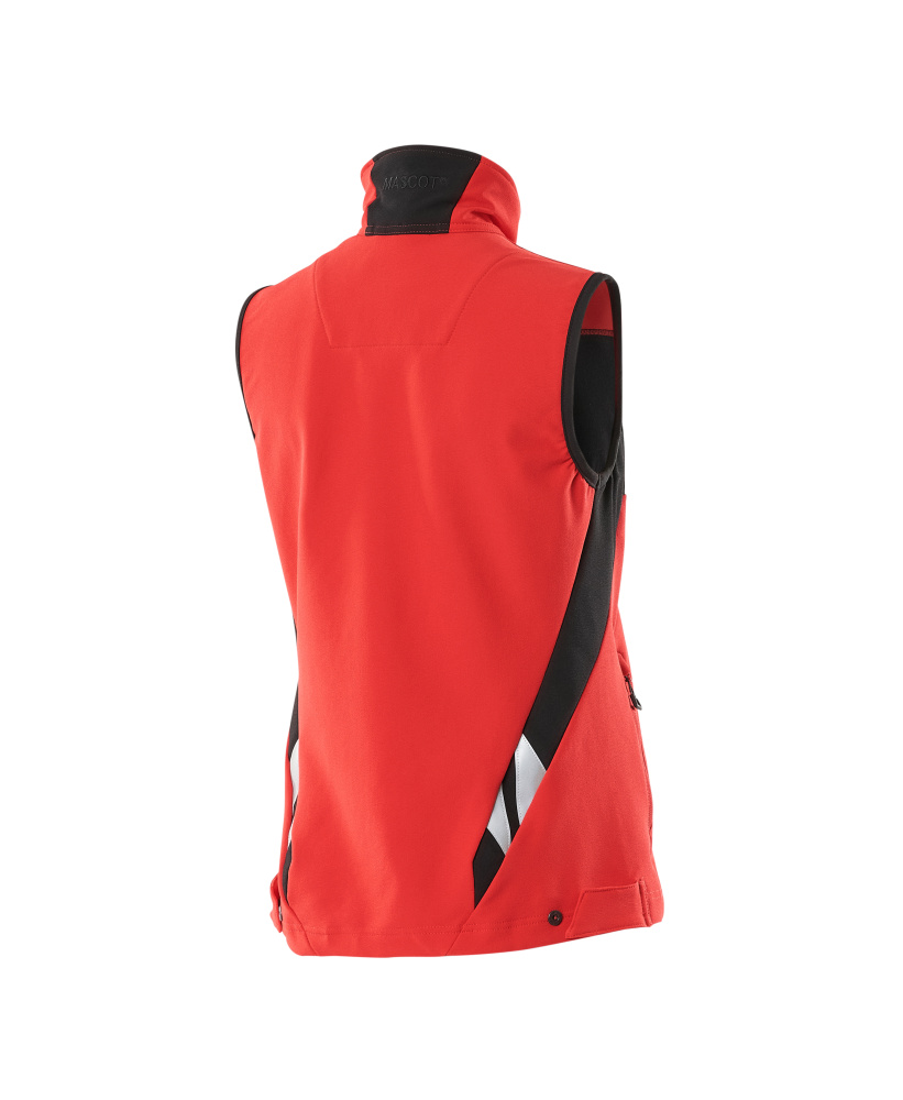 MASCOT® ACCELERATE Weste  Gr. 2XL, verkehrsrot/schwarz - gibt’s bei ☆ HUG Technik ✓