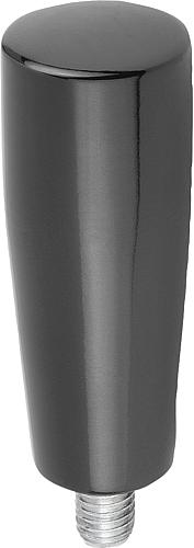 Konusgriff Gr.1 L=18 D=17, Form: F Duroplast, schwarz, M06 - K0172.306 - direkt von HUG Technik ✓