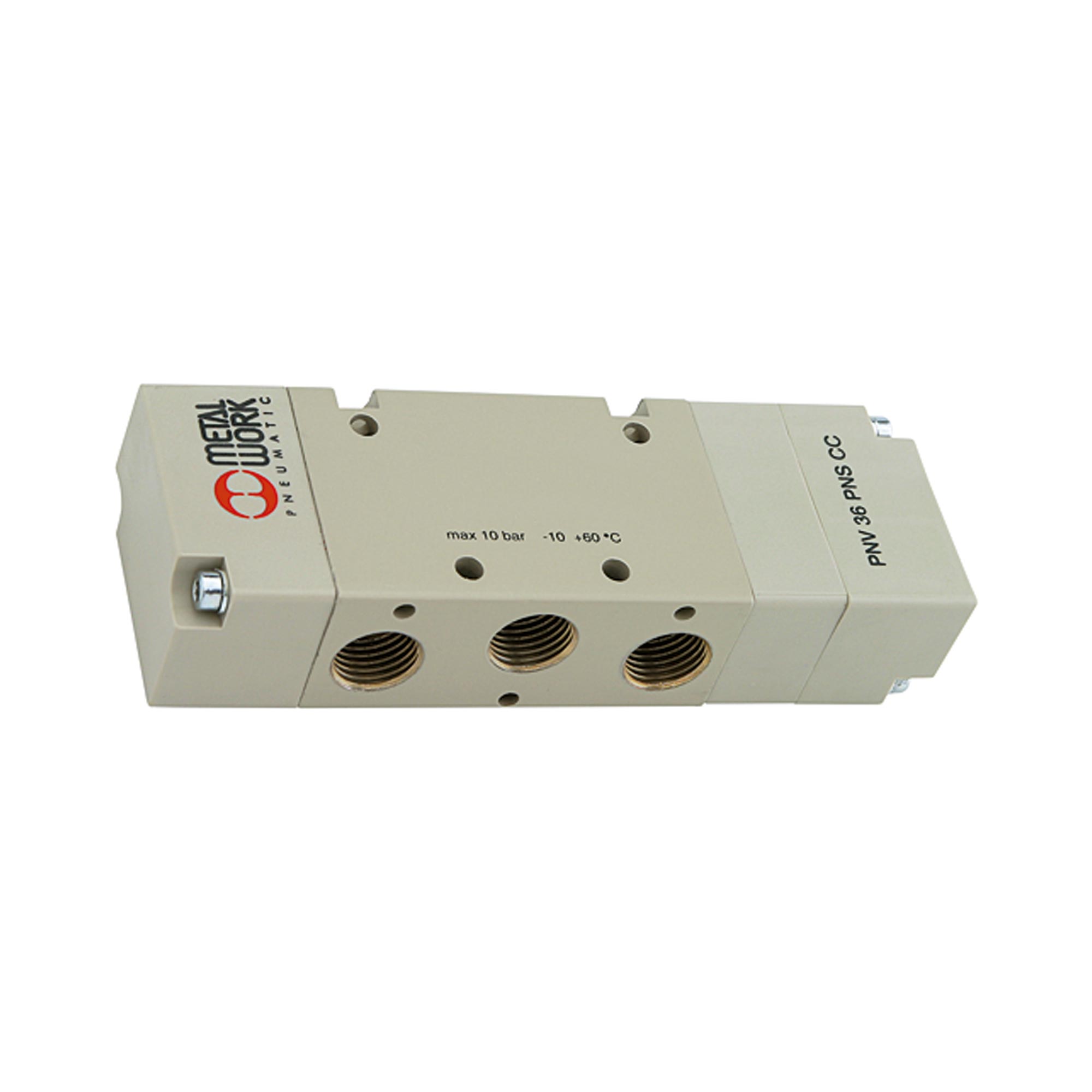 5/3-Wegeventil, pneumatisch, G 1/2, Mitte belüftet - direkt bei HUG Technik ✓