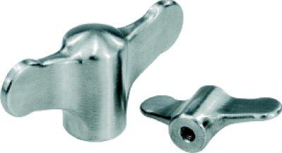 Flügelgriff M05, A=50 Edelstahl, poliert - K0273.105 - bei HUG Technik ☆
