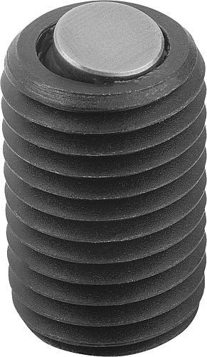 Pendelauflage mit O-Ring M12X25, Form:C Vergütungsstahl, Komp:Werkzeugstahl - K0290.112X025 - kommt direkt von HUG Technik 😊