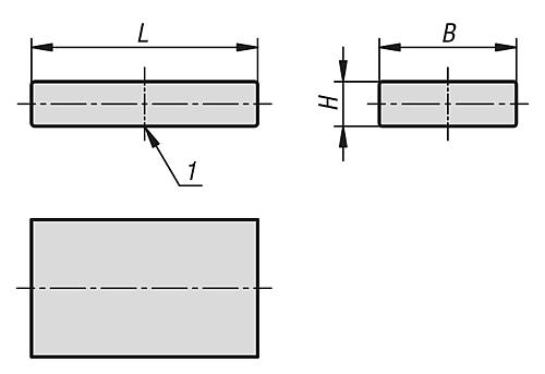 Rohmagnet Blockmagnet 10 ±0,1X7,5 ±0,1X2 ±0,1 NdFeB - K1406.1007 - erhältlich bei ✭ HUG Technik ✓