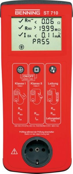 BENNING Gerätetester ST 710 - erhältlich bei ♡ HUG Technik ✓ BENNING Gerätetester ST 710 - erhältlich bei ♡ HUG Technik ✓