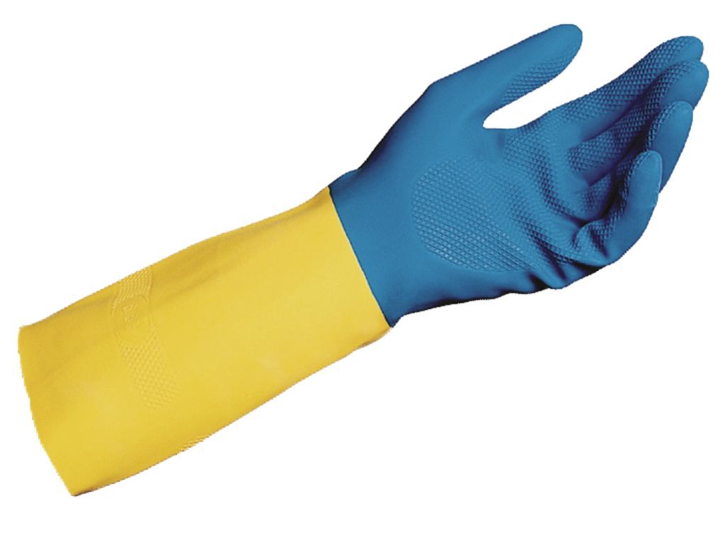 MAPA® Chemikalienschutzhandschuh »Alto 405«, blau-gelb - bei HUG Technik ✓