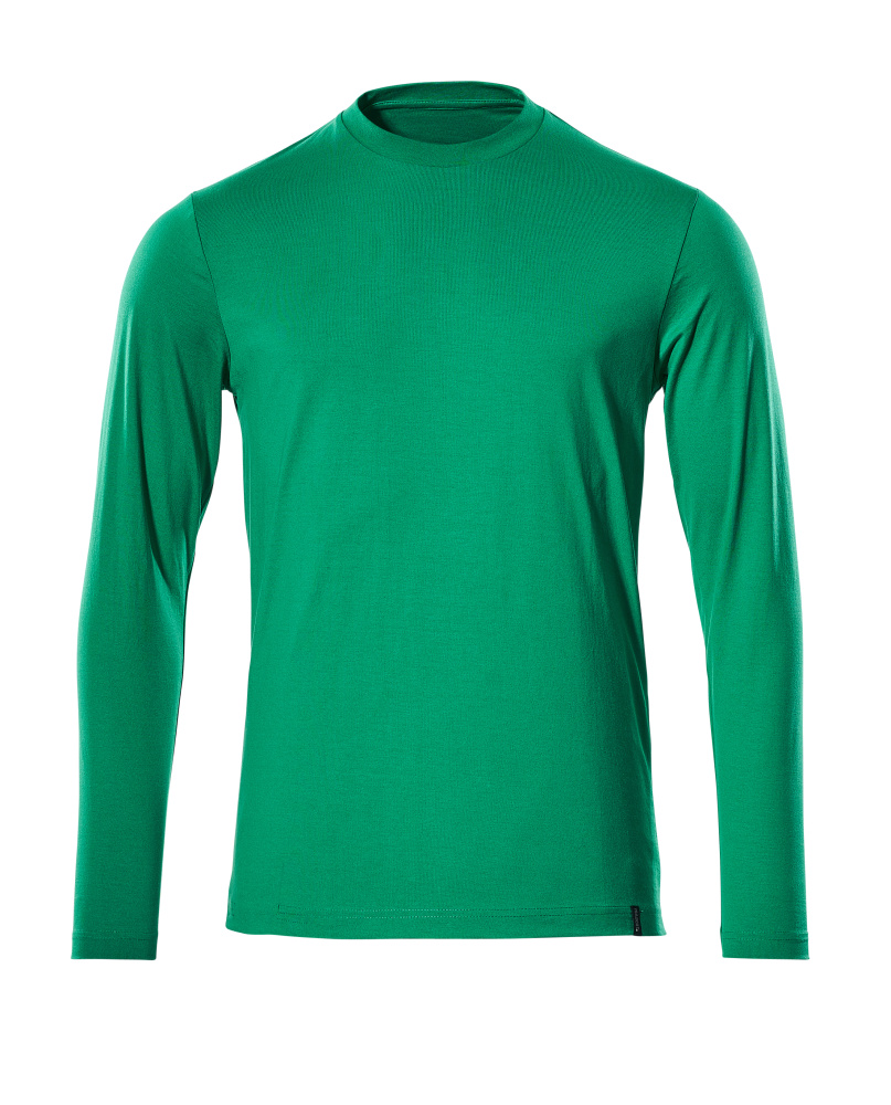 MASCOT® CROSSOVER T-Shirt, Langarm  Gr. 2XL/ONE, grasgrün - jetzt NEU  bei ✭ HUG Technik ✓