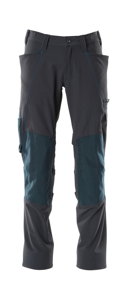 MASCOT® ACCELERATE Hose mit Knietaschen  Gr. 76/C46, schwarzblau - bei HUG Technik ✭