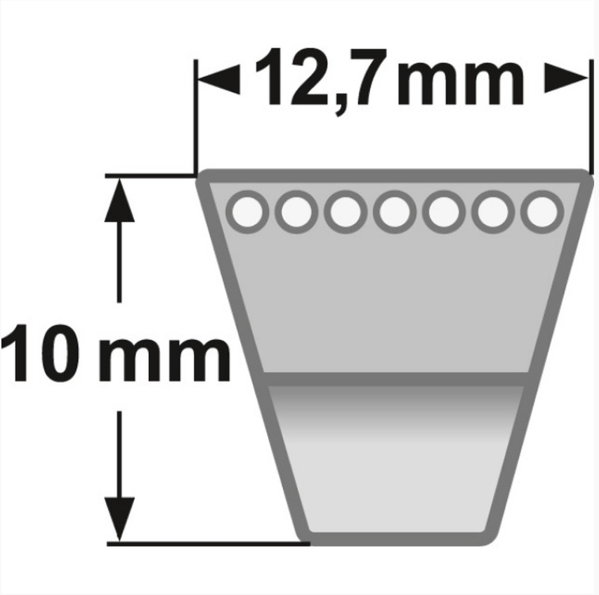 Zeichnung-ConCar-Schmalkeilriemen-Profil-XPA-AVX-13