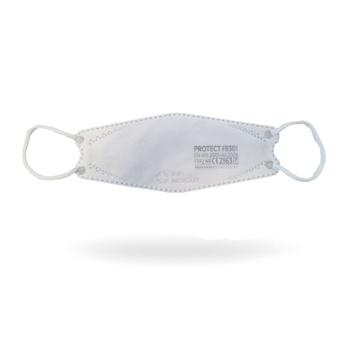 Atemschutzmaske FFP2 NR SWS-Medicare "Fischform" - MADE IN GERMANY! - bekommst Du bei ★ HUG Technik ✓