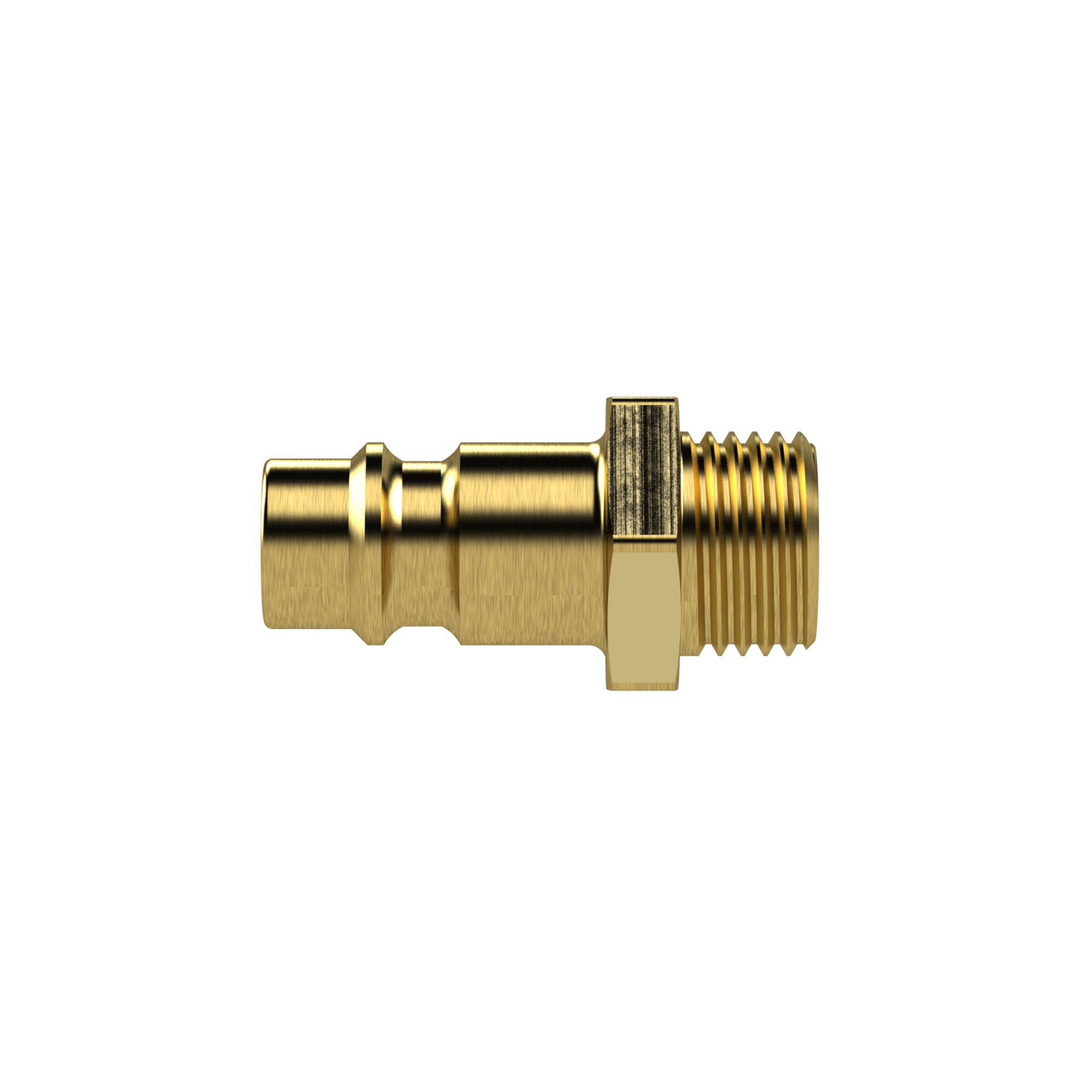 Nippel für Kupplungen NW 7,2 - NW 7,8, Messing blank, G 1/2 AG - bekommst Du bei ★ HUG Technik ✓
