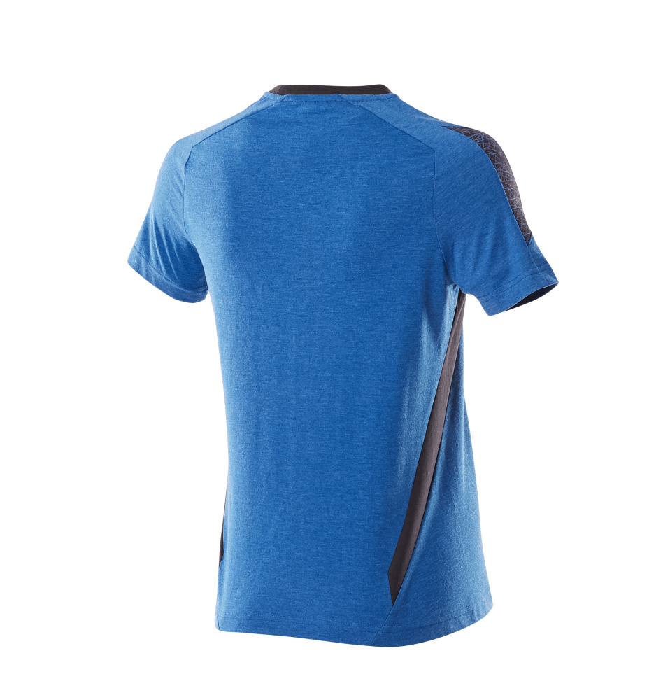 MASCOT® ACCELERATE T-Shirt  Gr. 2XL/ONE, azurblau/schwarzblau - direkt von HUG Technik ✓