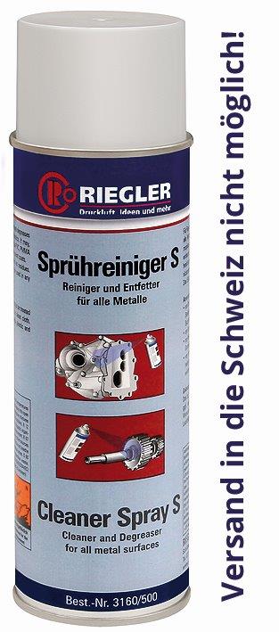 RIEGLER Sprühreiniger, vor dem Einsatz von RIEGLER Lock, 500 ml - bekommst Du bei HUG Technik ♡