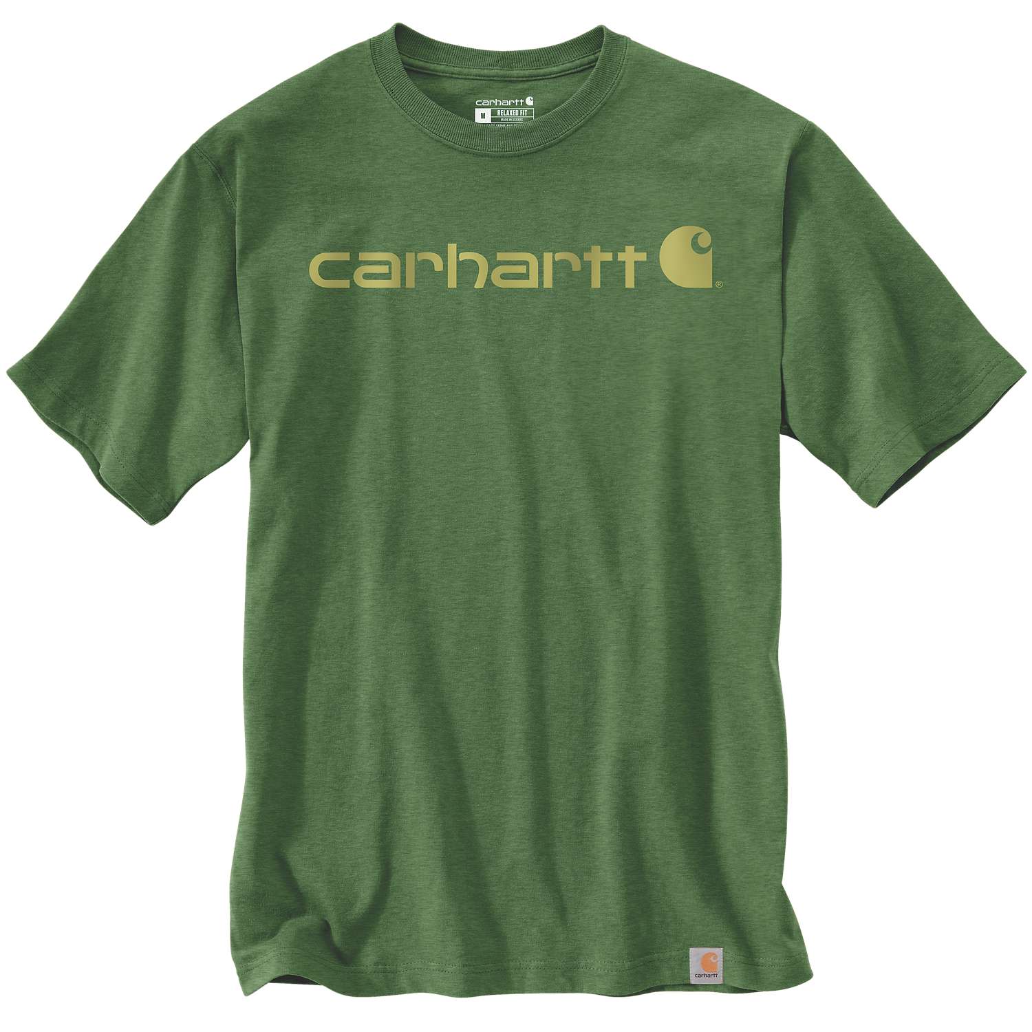 carhartt® Shirt »Dearborn Relaxed Logo T Shirt« in harvest sage heather.