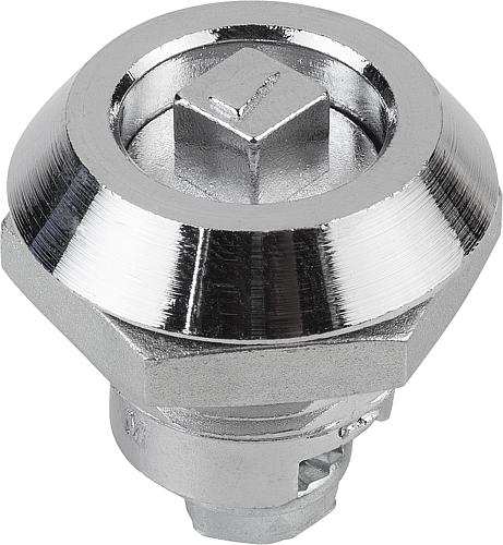 Drehriegel mit federgelagerter Zunge - K0522 - bei HUG Technik ✭