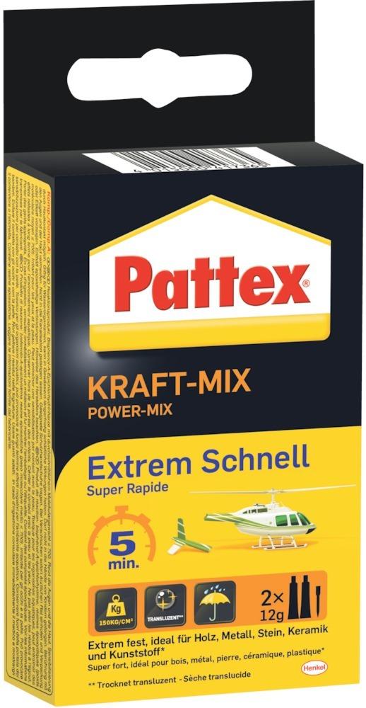Pattex® Kraft Mix Extrem Schnell 2x12g (F) - direkt bei HUG Technik ✓ Pattex® Kraft Mix Extrem Schnell 2x12g (F) - direkt bei HUG Technik ✓