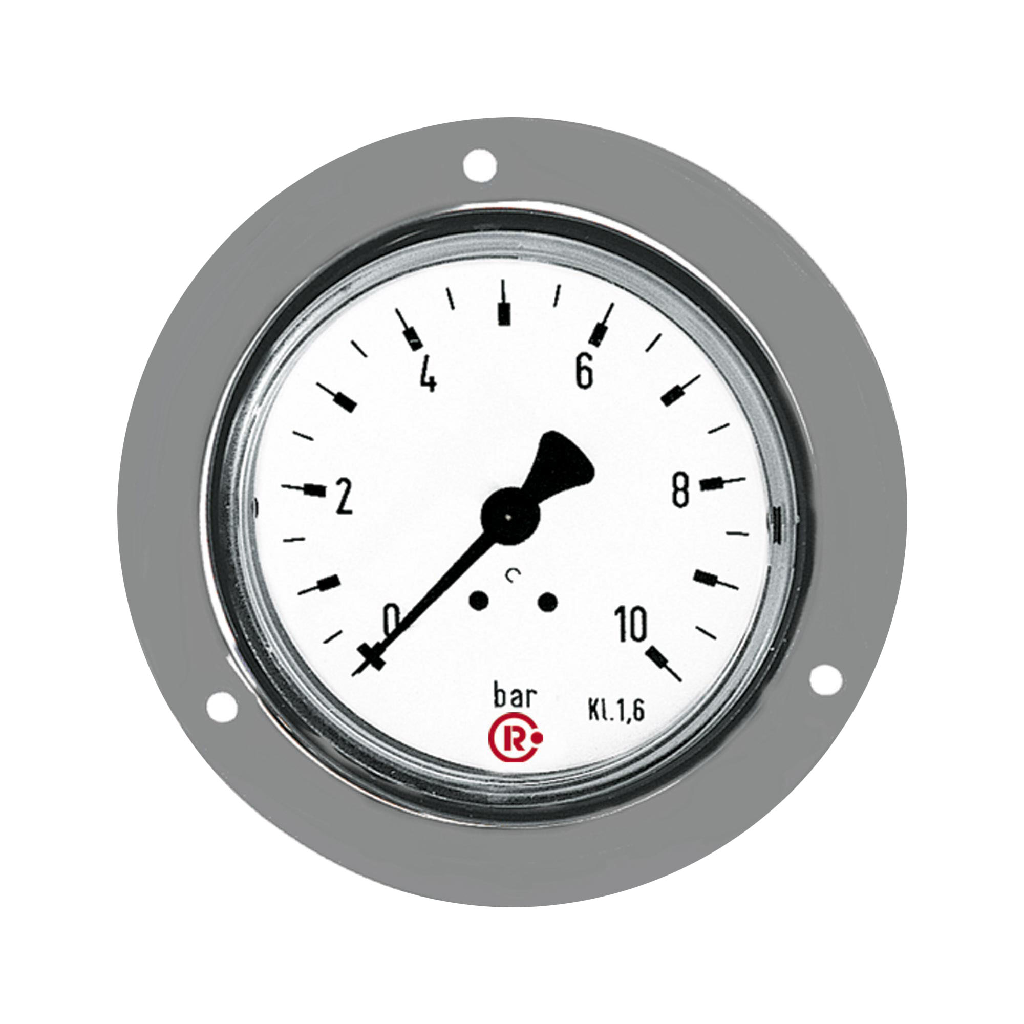 Standardmanometer, Frontring verchr., G 1/4 hinten, 0-25,0 bar, Ø 63 - erhältlich bei ✌ HUG Technik ✓ Standardmanometer, Frontring verchr., G 1/4 hinten, 0-25,0 bar, Ø 63 - erhältlich bei ✌ HUG Technik ✓