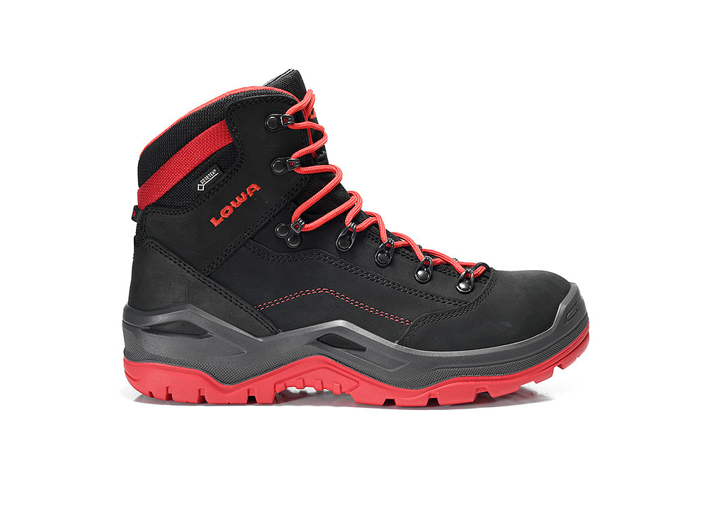 LOWA Sicherheitsstiefel RENEGADE Work GTX red Mid S3 CI, 5652 - gibt’s bei HUG Technik ✓