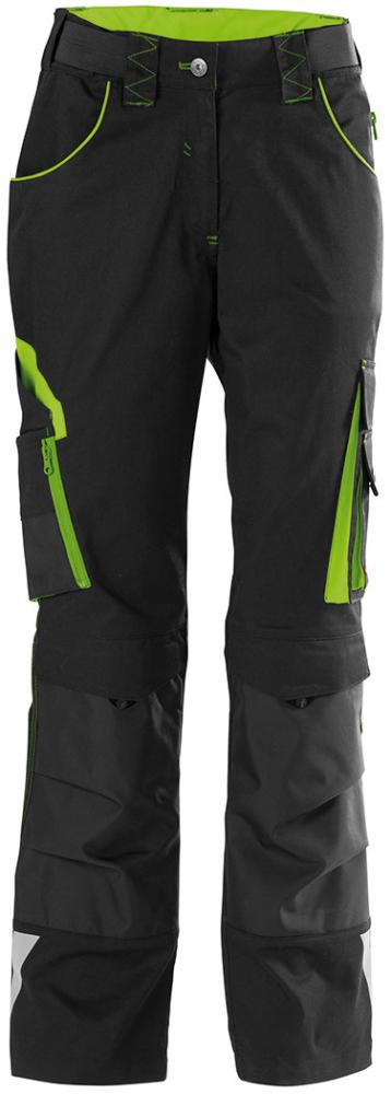 FORTIS Damen Bundhose 24, schwarz-limegreen - erhältlich bei ♡ HUG Technik ✓