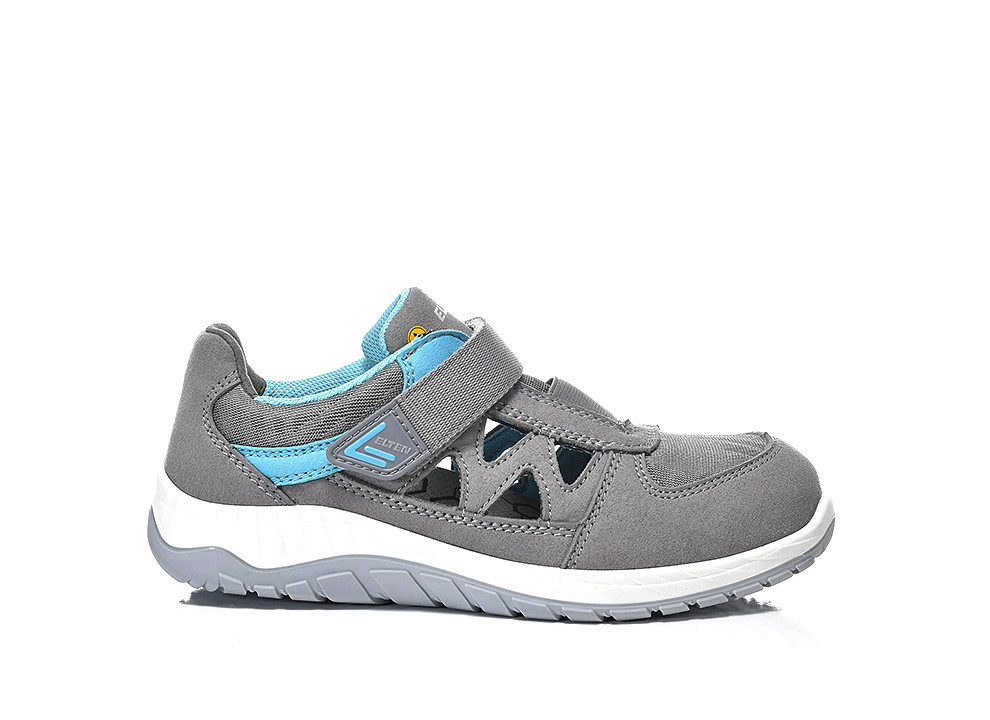 ELTEN® Damen-Sicherheitssandale MADDIE grey Easy ESD S1P, 749531 - bei HUG Technik ☆