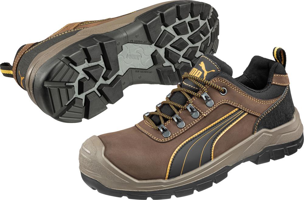 Puma® Sicherheitshalbschuh Sierra Nevada LOW 640730, S3 CI HI HRO SRC, braun/grau - bei HUG Technik ♡