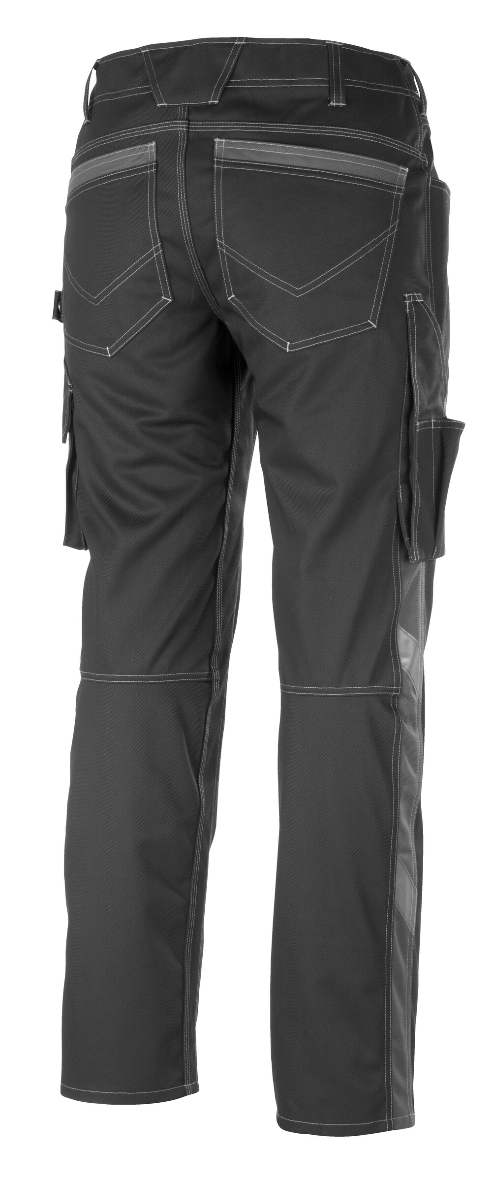 MASCOT® UNIQUE Hose mit Schenkeltaschen »Dortmund« Gr. 82/C42, schwarz/dunkelanthrazit - bei HUG Technik ☆