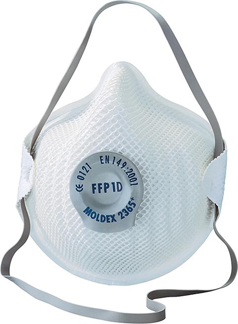 MOLDEX Atemschutzmaske 2365 mit Ventex®-Klimaventil, FFP1 NR D - bekommst Du bei HUG Technik ♡