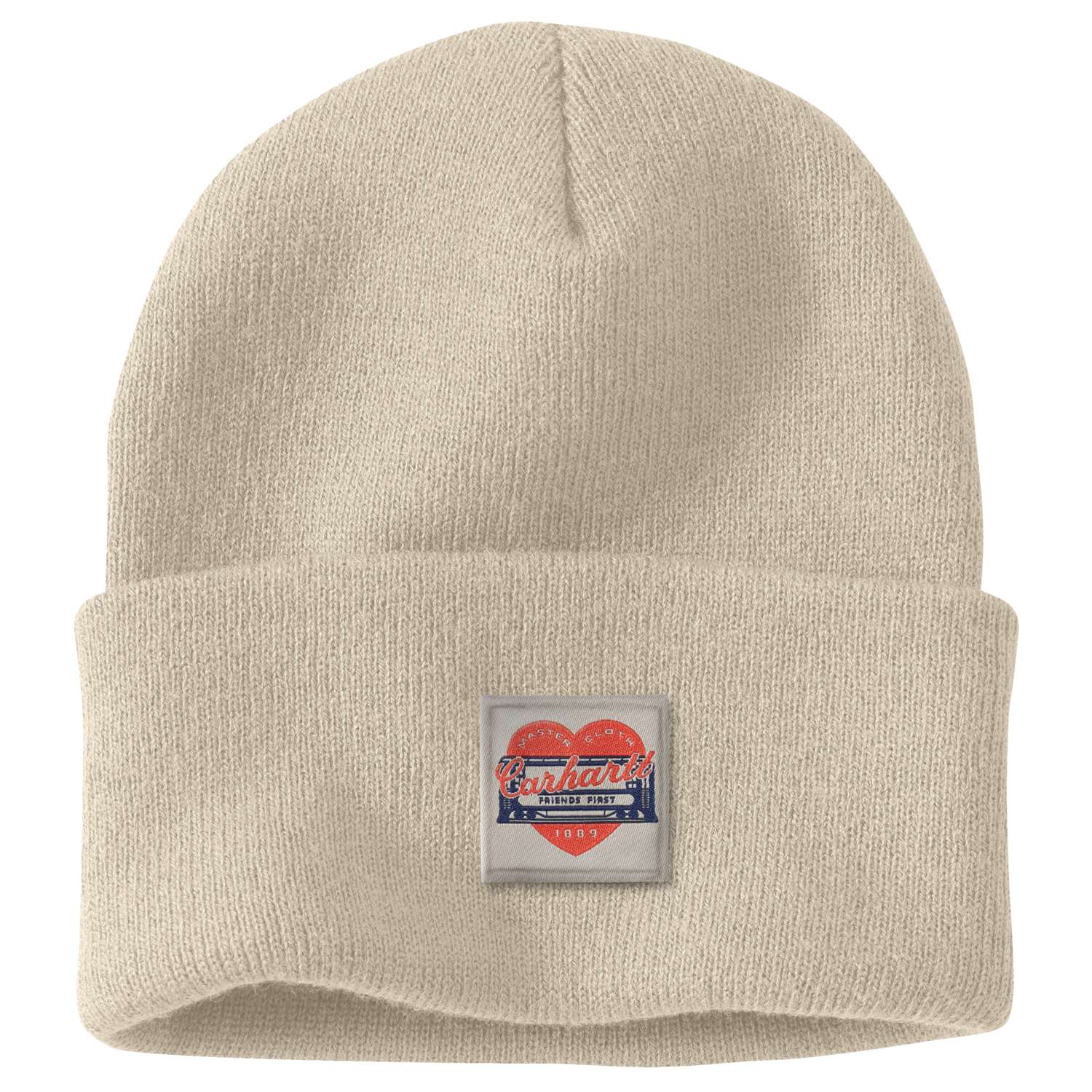 carhartt® Damen Mütze »KNIT HEART PATCH BEANIE« Flach  - kommt direkt von HUG Technik 😊