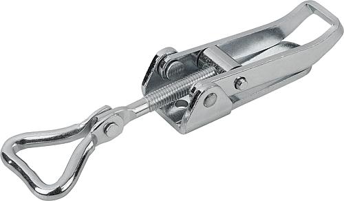 Produktbild Spannverschluss mit beweglichem Spannhaken, Form: A Stahl - K0050.1421121 - bei HUG Technik ♡