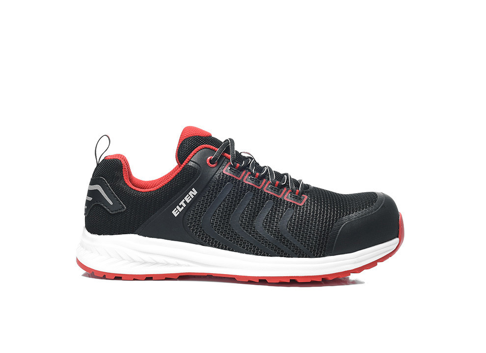 ELTEN® Sicherheitshalbschuh LIVAS black-red Low ESD S1P, 720831 - bei HUG Technik ✭
