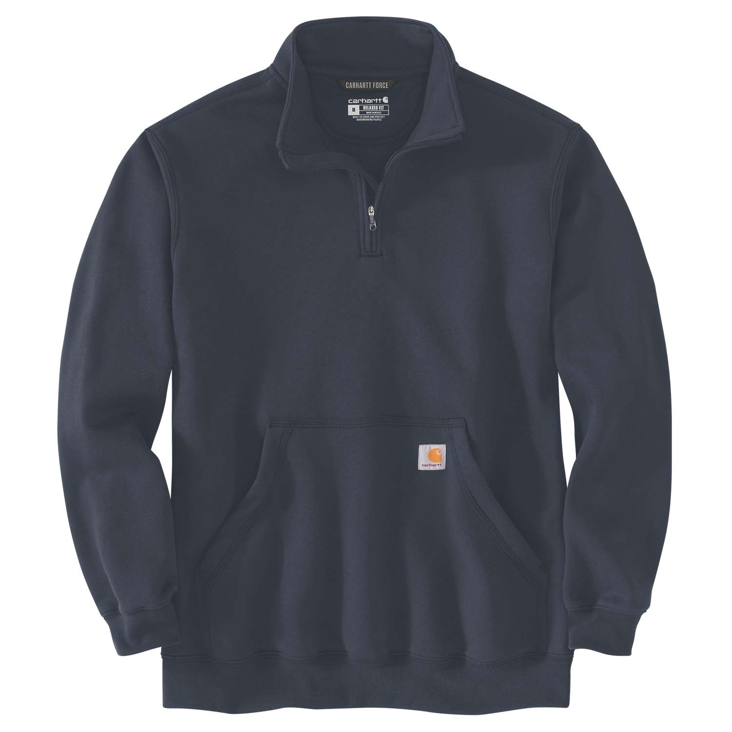 carhartt® Herren-Sweatshirt »QUARTER-ZIP SWEATSHIRT« new new navy Flach  - jetzt neu bei HUG Technik ♡