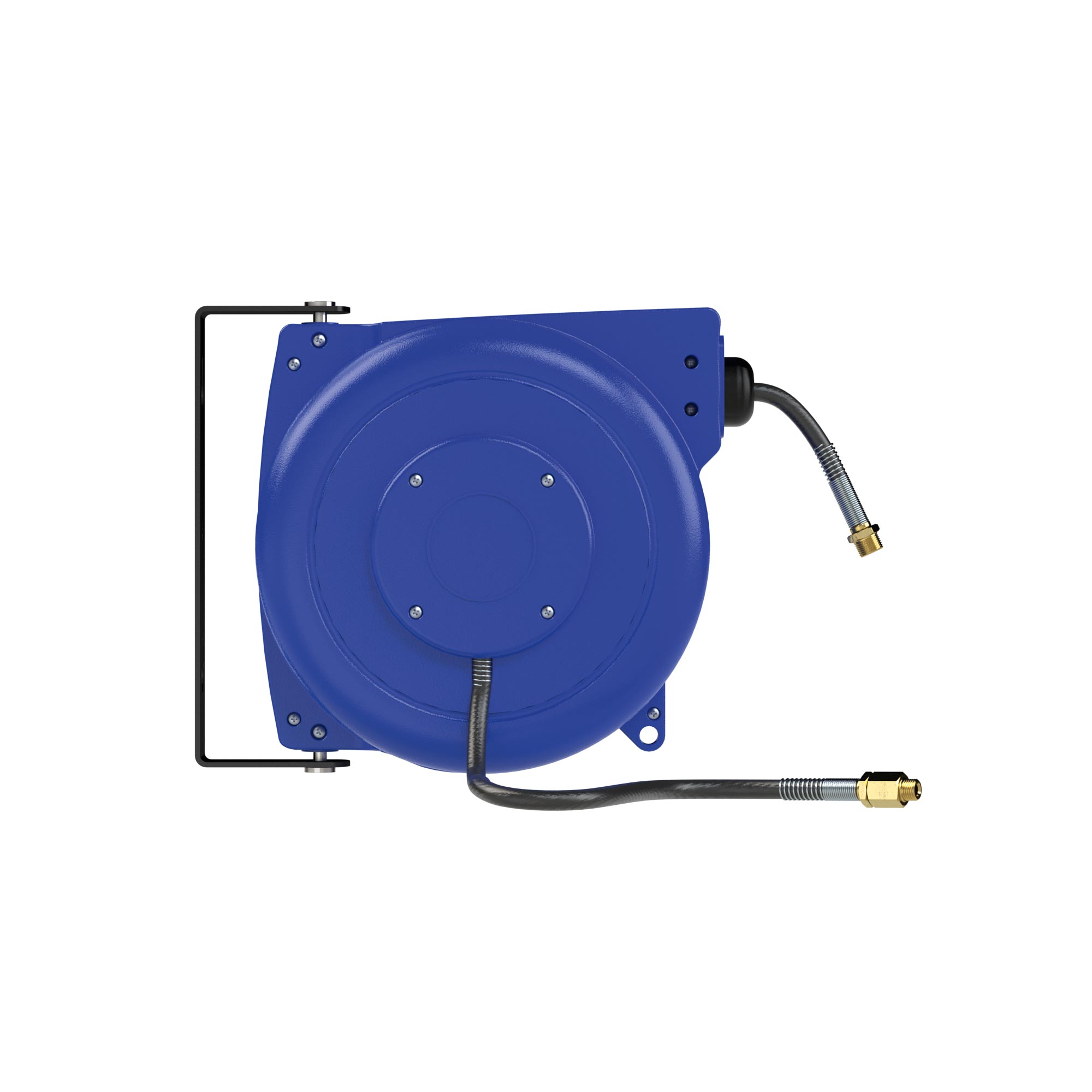 Schlauchaufroller,Druckluft/Wasser,PVC-Schl. ø 12x8,R1/4-R3/8, 8m - erhältlich bei ♡ HUG Technik ✓