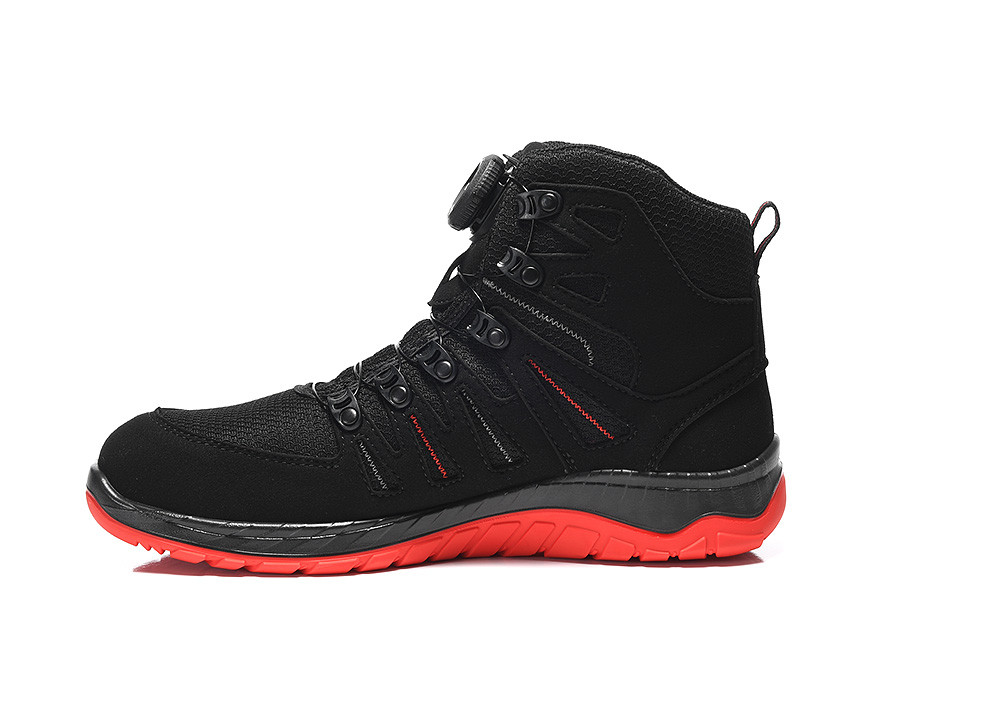 ELTEN® Sicherheitsstiefel MADDOX BOA® black-red Mid ESD S3, 769151 - bei HUG Technik ✭