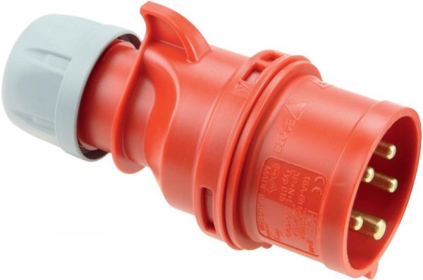 CEE-Stecker 16A IP44 5-polig 6 h 400 V - bei HUG Technik ☆ CEE-Stecker 16A IP44 5-polig 6 h 400 V - bei HUG Technik ☆