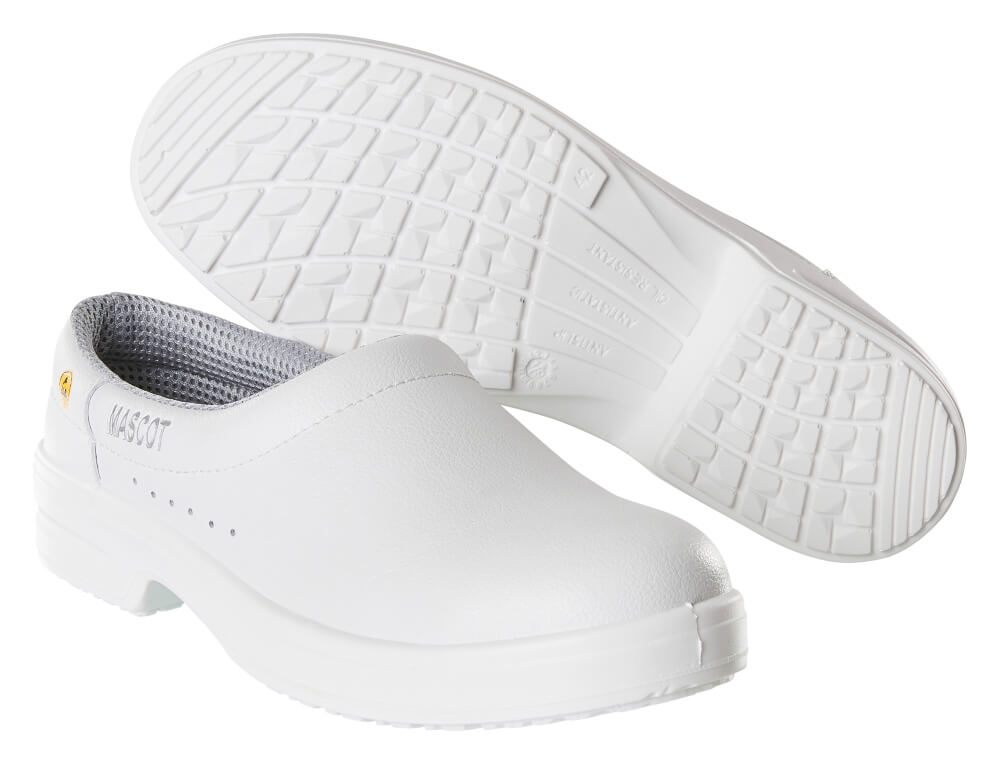 MASCOT® FOOTWEAR CLEAR Clog  Gr. 10/47, weiß - bei HUG Technik ✭