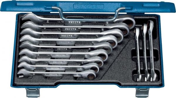 GEDORE Maulschlüssel-Satz mit Ringratsche 12-teilig 8-19mm - erhältlich bei ✭ HUG Technik ✓ GEDORE Maulschlüssel-Satz mit Ringratsche 12-teilig 8-19mm - erhältlich bei ✭ HUG Technik ✓