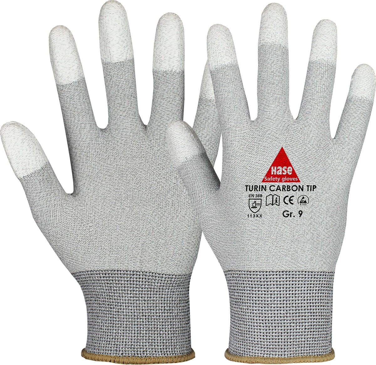 TURIN CARBON, TURIN CARBON TIP Montagehandschuh aus Nylon/Carbonstrick/PU - gibt’s bei HUG Technik ✓