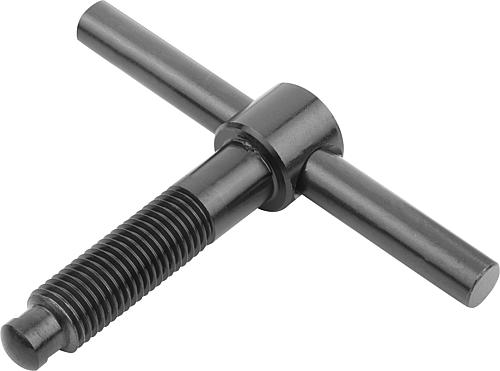 Knebelschraube fester Knebel M06 Stahl - K0756.106X40 - gibt’s bei ☆ HUG Technik ✓