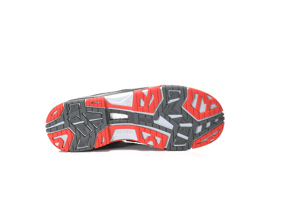 ELTEN® Sicherheitssandale ALAN XXTP black-red Easy ESD S1PS - unten