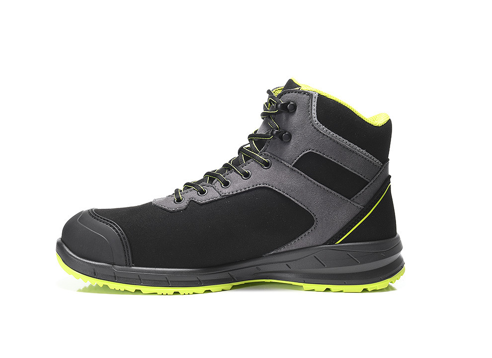 ELTEN® Sicherheitsstiefel, LOAN XXSports Pro black-lime Mid ESD S3, 768151 - bei HUG Technik ☆