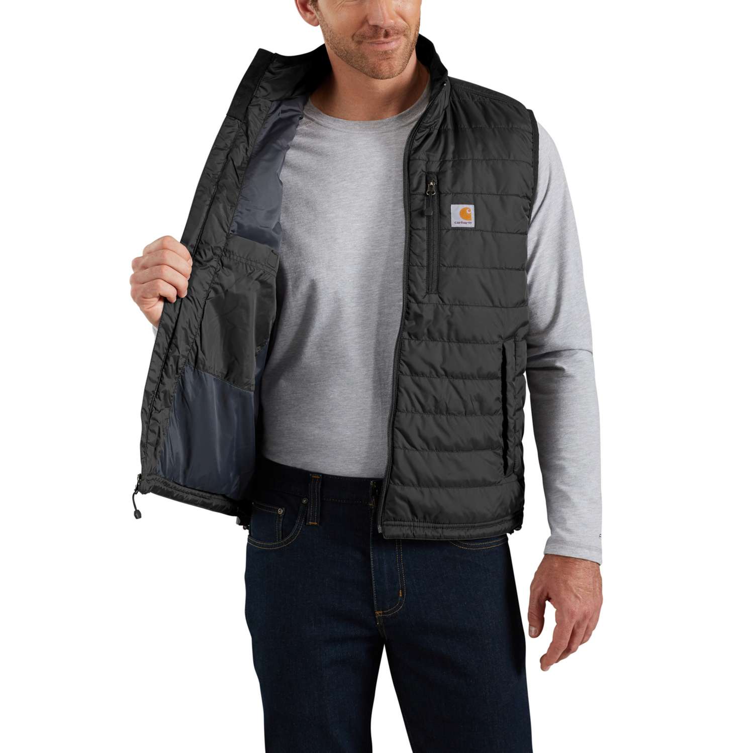 carhartt® Herren Weste GILLIAM VEST black Ansicht 3  - bei HUG Technik ☆