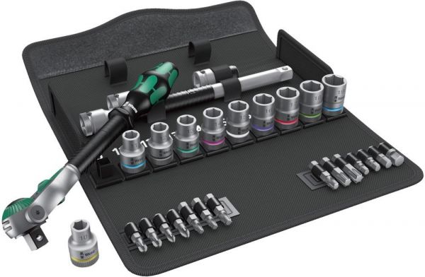 Wera® Zyklop speed Knarrensatz, 1/2", metrisch, 29-teilig 8100 SC 6 - bei HUG Technik ✭