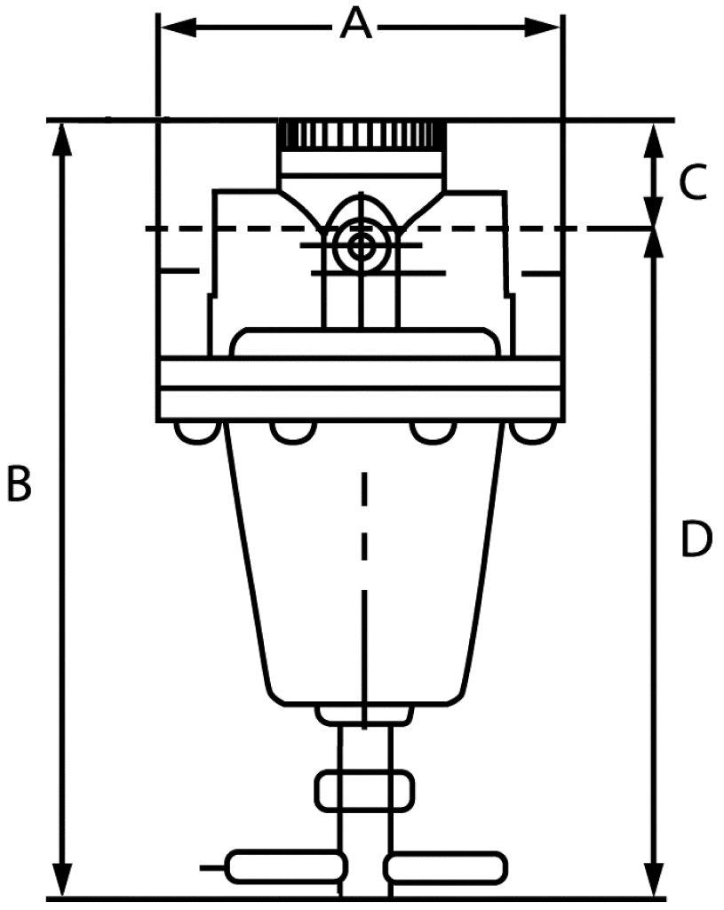 Hochdruckregler 60 bar, inkl. Manometer, G 1, Regelbereich 0,5-12 bar - erhältlich bei ✭ HUG Technik ✓