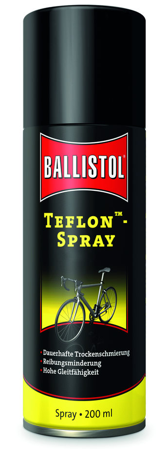 Ballistol® Teflon™-Spray BikeDryLube, 200 ml, EURO - kommt direkt von HUG Technik 😊