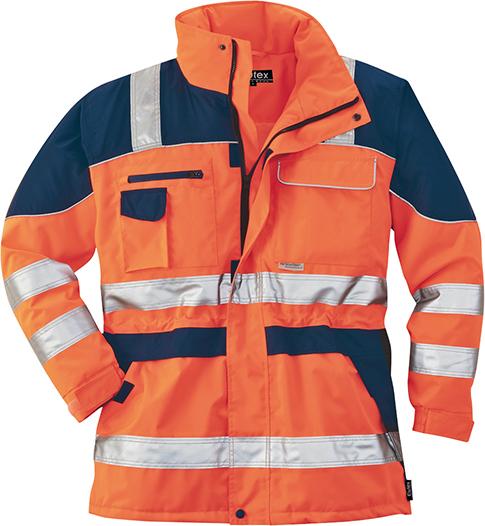 Warnschutz-Parka orange-blau - erhältlich bei ♡ HUG Technik ✓